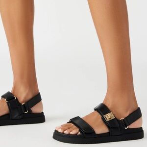 Steve Madden Black Sandals